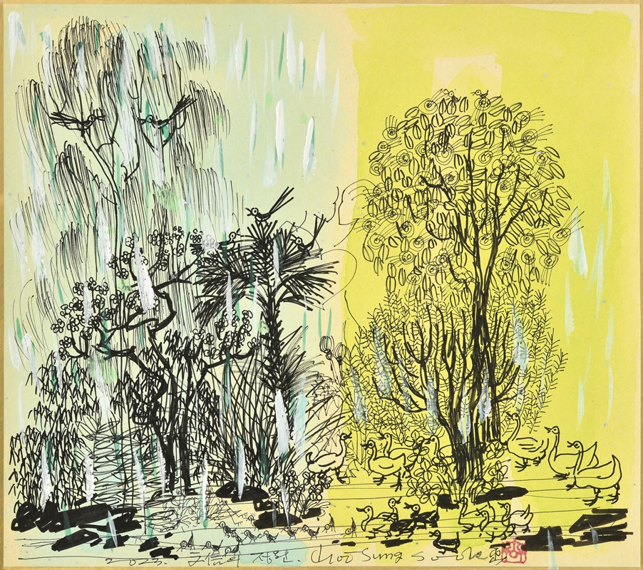 최성숙, 문신의 정원, 2023.jpg